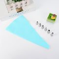 8pcs Silk Flower Tool Fondant Baking Pastry Bag Nozzle Set Stainless Steel Icing Cream Tips Reusable Kitchen DIY Cake Decoration