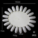 False Nail Tips Color Card Practice Display Showing Shelf Tools Buckle Ring Manicure DIY Nail Display Nail Art Practice tool