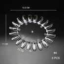 False Nail Tips Color Card Practice Display Showing Shelf Tools Buckle Ring Manicure DIY Nail Display Nail Art Practice tool