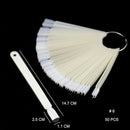 False Nail Tips Color Card Practice Display Showing Shelf Tools Buckle Ring Manicure DIY Nail Display Nail Art Practice tool