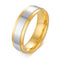 New Fashion Simple Design 316 Titanium Steel Mens Rings Lover Couple Rings Alliance Gold Wedding Band Rings Set for Women Men