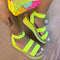 Summer Sandals Women Wedges Platform Ladies Hemp Shoes Ladies Candy Color Casual Girls Slip on Strap Cross Girls Plus Size 2020
