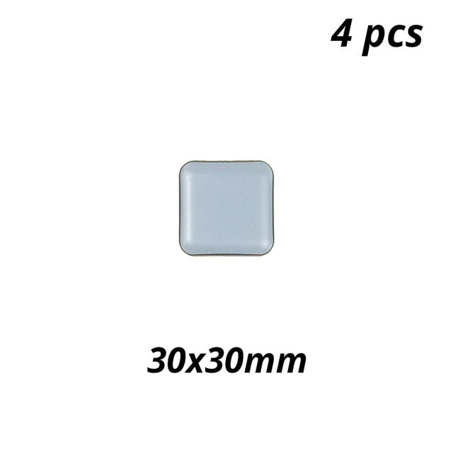 Chair Pads 3.0 Floor Protector Rubber Feet Furniture Legs Table Chairs Felt Pad  Seat Round Easy Sliders Glides