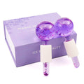 Large Beauty Ice Hockey Energy Beauty Crystal Ball Facial Cooling Ice Globes Water Wave Face and Eye Massage Skin Care 2pcs/Box