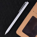 Metal Gel Pen with Refills for Xiaomi Metal Sign Pen Pens 0.5MM Black/Blue/Red Ink Smooth Rotating Low-key Elegant for Business