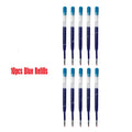 Metal Gel Pen with Refills for Xiaomi Metal Sign Pen Pens 0.5MM Black/Blue/Red Ink Smooth Rotating Low-key Elegant for Business