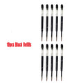 Metal Gel Pen with Refills for Xiaomi Metal Sign Pen Pens 0.5MM Black/Blue/Red Ink Smooth Rotating Low-key Elegant for Business