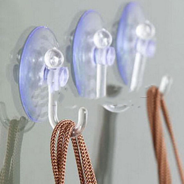 Hot Sale 5/10pcs Glass Window Wall Hooks Hanger 35mm Mini Strong Suction Cup Suckers Kitchen Bathroom Hooks Supplies