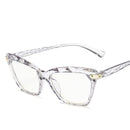 Cat Eye Glasses For Women Vintage Computer Eyeglasses Oversized Optical Glasses Anti Blue Light Blocking Gafas Lunette  LD2460