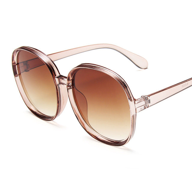 DCM Newest Round Sunglasses Woman Oversized Female Glasses Gradient Fashion Brand Women Sun Glasses Ladies 2020 UV400