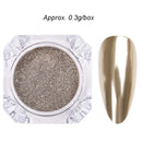 Chameleon Mirror Nail Powder Glitter Decoration Gel Polish Nail Art Dust Metallic Metal Chrome Pigment Dazzling Accessory