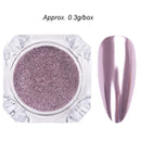 Chameleon Mirror Nail Powder Glitter Decoration Gel Polish Nail Art Dust Metallic Metal Chrome Pigment Dazzling Accessory