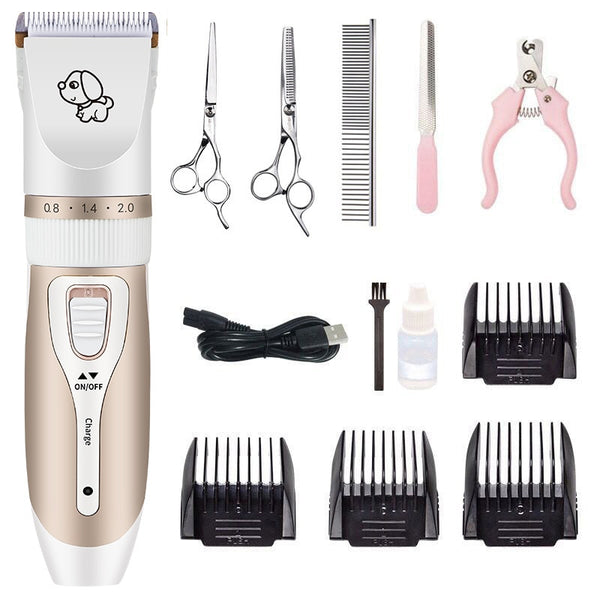 Dog Clipper Dog Hair Clippers Grooming  (Pet/Cat/Dog/Rabbit) haircut Trimmer Shaver Set Pets cordless Rechargeable Professional