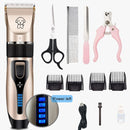 Dog Clipper Dog Hair Clippers Grooming  (Pet/Cat/Dog/Rabbit) haircut Trimmer Shaver Set Pets cordless Rechargeable Professional