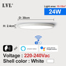 Modern LED Smart Ceiling Light Dimmable Home Lighing WiFi Tuya App AI Voice Control Ultrathin Surface Mounting Ceiling Lamp