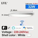 Modern LED Smart Ceiling Light Dimmable Home Lighing WiFi Tuya App AI Voice Control Ultrathin Surface Mounting Ceiling Lamp
