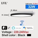 Modern LED Smart Ceiling Light Dimmable Home Lighing WiFi Tuya App AI Voice Control Ultrathin Surface Mounting Ceiling Lamp