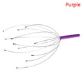 1PCS Unisex Octopus Head Scalp Relaxation Massage Pain Relief Body Massager Stress Release Relaxing Claw Metal Massager Device