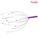 1PCS Unisex Octopus Head Scalp Relaxation Massage Pain Relief Body Massager Stress Release Relaxing Claw Metal Massager Device