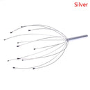1PCS Unisex Octopus Head Scalp Relaxation Massage Pain Relief Body Massager Stress Release Relaxing Claw Metal Massager Device