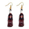 30 Style Cute Bottle Earrings Girls Women Dangle Jewelry Gift Lovely Cola Vodka Whisky Beer Red Wine New Interesting Fashion
