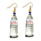 30 Style Cute Bottle Earrings Girls Women Dangle Jewelry Gift Lovely Cola Vodka Whisky Beer Red Wine New Interesting Fashion
