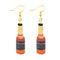 30 Style Cute Bottle Earrings Girls Women Dangle Jewelry Gift Lovely Cola Vodka Whisky Beer Red Wine New Interesting Fashion