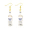30 Style Cute Bottle Earrings Girls Women Dangle Jewelry Gift Lovely Cola Vodka Whisky Beer Red Wine New Interesting Fashion