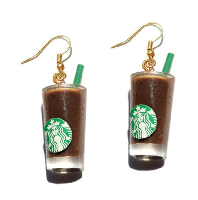 30 Style Cute Bottle Earrings Girls Women Dangle Jewelry Gift Lovely Cola Vodka Whisky Beer Red Wine New Interesting Fashion