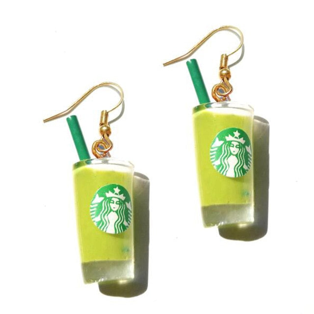 30 Style Cute Bottle Earrings Girls Women Dangle Jewelry Gift Lovely Cola Vodka Whisky Beer Red Wine New Interesting Fashion