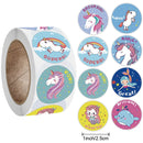 Encouragement Reward Stickers Unicorn Mermaid 18 Designs for Kids School Kindergarten Teachers Children Scrapbooking  Game Toy