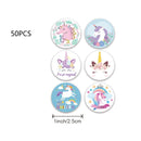 Encouragement Reward Stickers Unicorn Mermaid 18 Designs for Kids School Kindergarten Teachers Children Scrapbooking  Game Toy