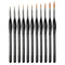 1Set Numbers Brushes Artistic Accessories Multipurpose Painting Supplies Sketch Pen Oil Painting Pens Red/Black Wooden