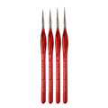 1Set Numbers Brushes Artistic Accessories Multipurpose Painting Supplies Sketch Pen Oil Painting Pens Red/Black Wooden