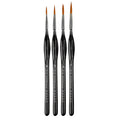 1Set Numbers Brushes Artistic Accessories Multipurpose Painting Supplies Sketch Pen Oil Painting Pens Red/Black Wooden