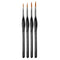 1Set Numbers Brushes Artistic Accessories Multipurpose Painting Supplies Sketch Pen Oil Painting Pens Red/Black Wooden