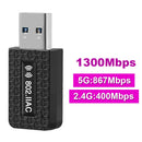 5Ghz Wifi USB Wifi Adapter AC 1300Mbps Wi-fi Adapter USB 3.0 Ethernet Wi Fi Antenna Dual Band 2.4G&5G Wifi Module For PC Laptop