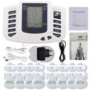 Electric Tens Muscle Stimulator Digital Muscle Therapy Full Body Massage Relax 16pads Pulse Ems Acupuncture Health Care Machine