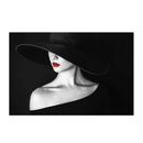 Fashion Flower Woman Poster And Print Coco Quotes Wall Art Canvas Painting Black White Vogue Pictures For Living Room Home Decor