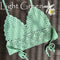 2021 New Triangle Bikini Top Woman Hollow Out Swimsuit Crochet Black Bikini Top Sexy Swimming Bra Large Female Swimwear S M L XL