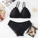 Women Lace Bra Sets Seamless Underwear Backless Vest Sexy Panties Padded Bralette Lingerie Ultrathin Briefs Female Intimates