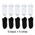 10 Pairs Women  Breathable Sports socks Solid Color Boat Comfortable Cotton Ankle Socks  Wholesale