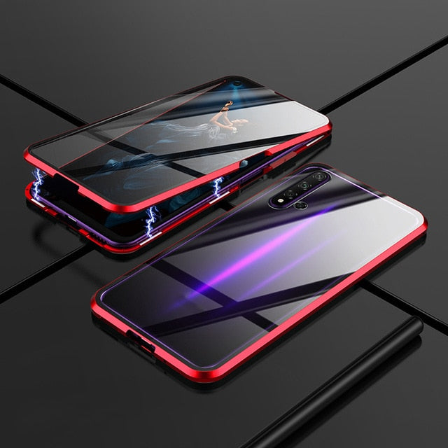 360 Full Protection Magnetic Case For Samsung S10 S20 S9 S8 Plus A71 A70 A51 A50 A20 Note 10 20 9 8 Plus Uitra Lite Double Glass