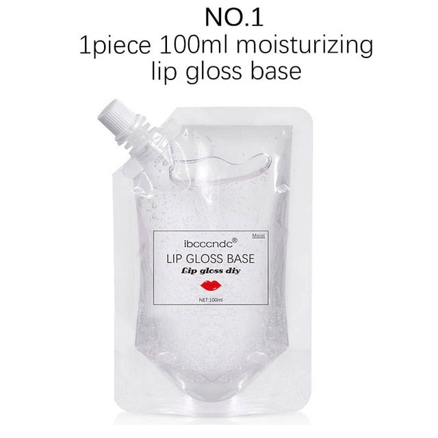 100ml Transparent Lip Gloss Base Oil DIY Lip Gloss Raw Material Gel For Lip Gloss Lipgloss Handmake Liquid Lipstick  Wholesale