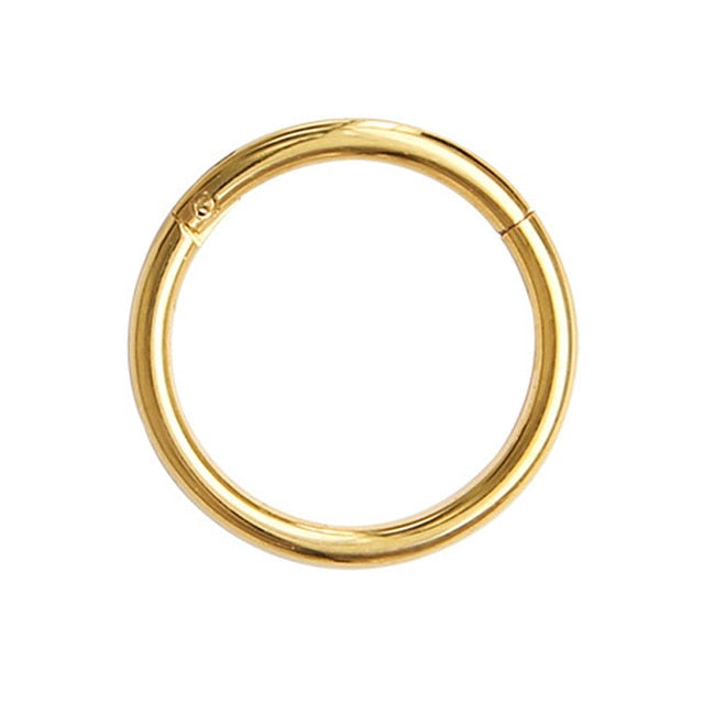 New Arrival 0.8mm Surgical Steel Small Nose Rings Mixed Color Body Clips Hoop For Women Men Cartilage Piercing Jewelry