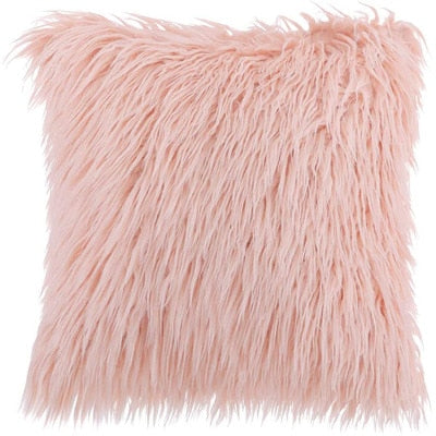Soft Fur Plush Cushion Cover Home Decor Pillow Covers Living Room Bedroom Sofa Decorative Pillowcase 45x45cm Shaggy Fluffy Cover