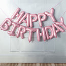 Happy Birthday Balloons Party Supplies Decoration Letter Helium Foil Balloons Globos Balony Banner Baby Shower Latex Balloons