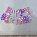 Happy Birthday Balloons Party Supplies Decoration Letter Helium Foil Balloons Globos Balony Banner Baby Shower Latex Balloons