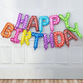 Happy Birthday Balloons Party Supplies Decoration Letter Helium Foil Balloons Globos Balony Banner Baby Shower Latex Balloons