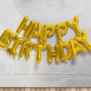 Happy Birthday Balloons Party Supplies Decoration Letter Helium Foil Balloons Globos Balony Banner Baby Shower Latex Balloons